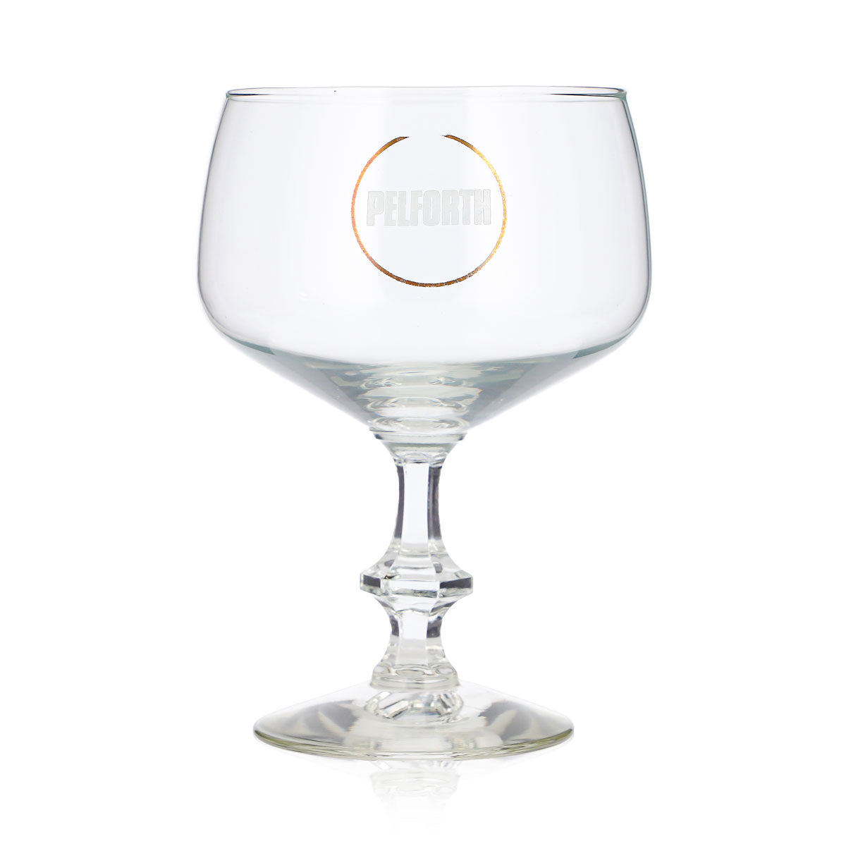 Pelforth Bier Glas 0,35l Pokal Tulpe Eckiger Stiel Durobor – Ansicht 2