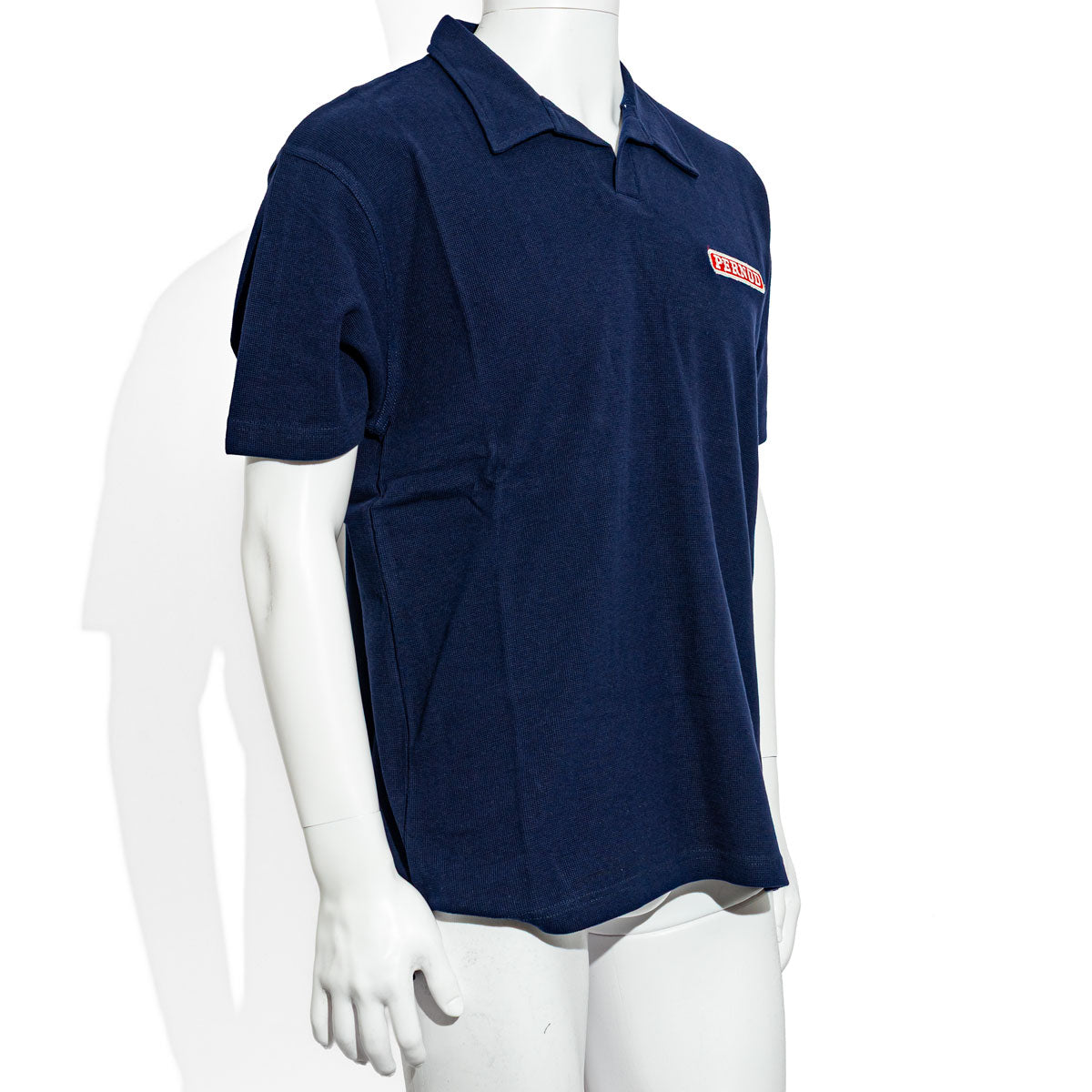 Pernod Likör Poloshirt Freizeitshirt Men Uni blau Blau, Gr. M – Ansicht 2