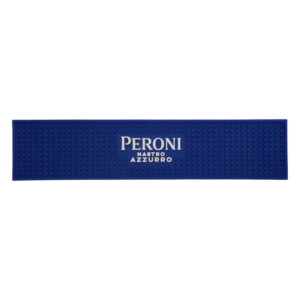 Peroni Barmatte Nastro Azzurro Blau neu Original Bar Matte Gummi Bier Zubehör