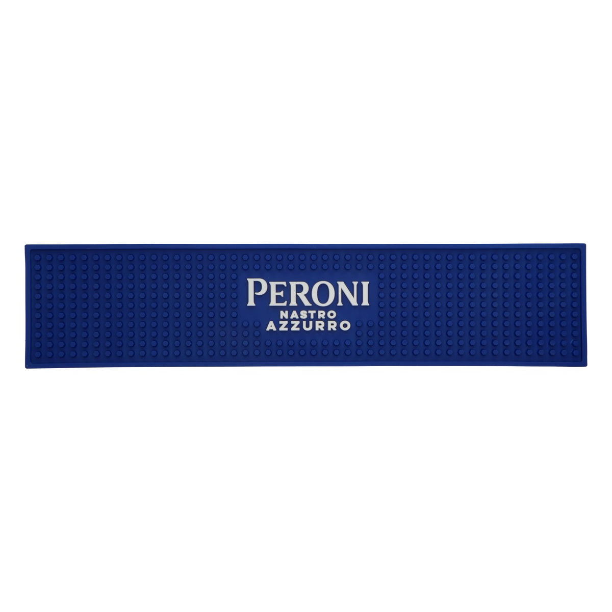 Peroni Barmatte Nastro Azzurro Blau neu Original Bar Matte Gummi Bier Zubehör