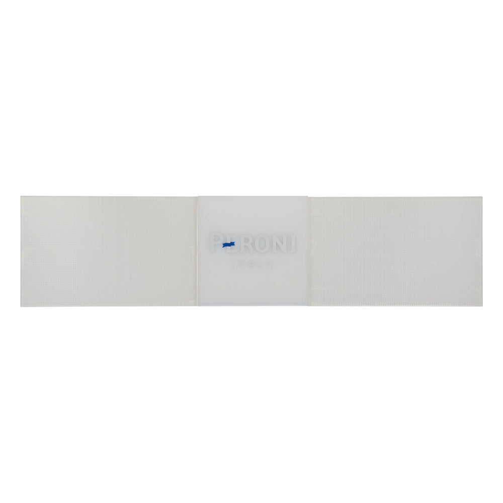 Peroni Bier Display 50x12x2 cm Bar Runner neu Kunststoff weiß Bierdeckel Coaster