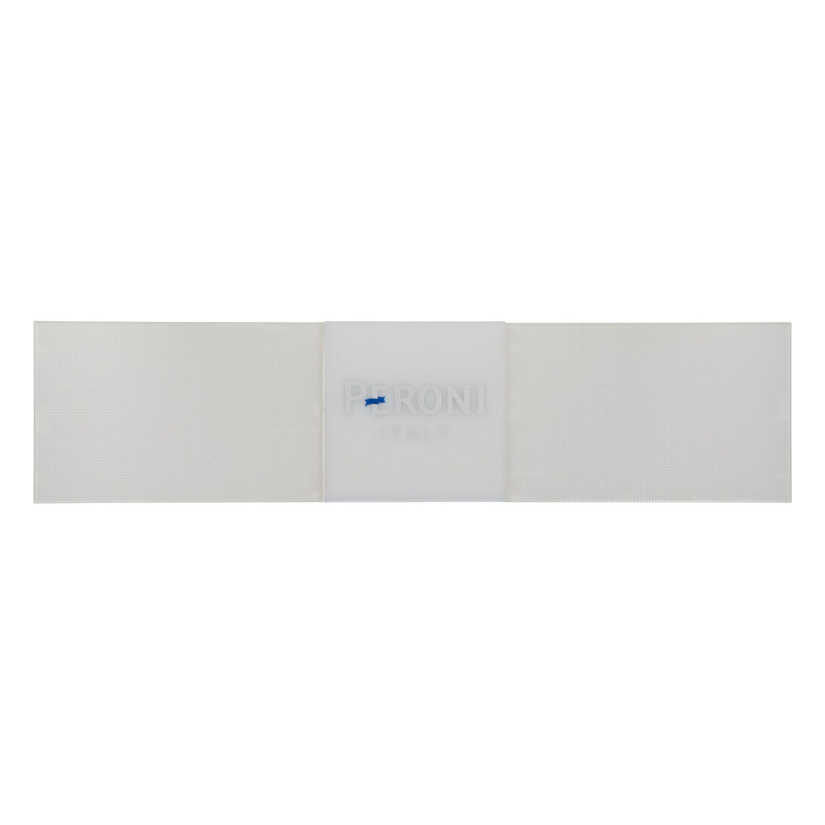 Peroni Bier Display 50x12x2 cm Bar Runner neu Kunststoff weiß Bierdeckel Coaster