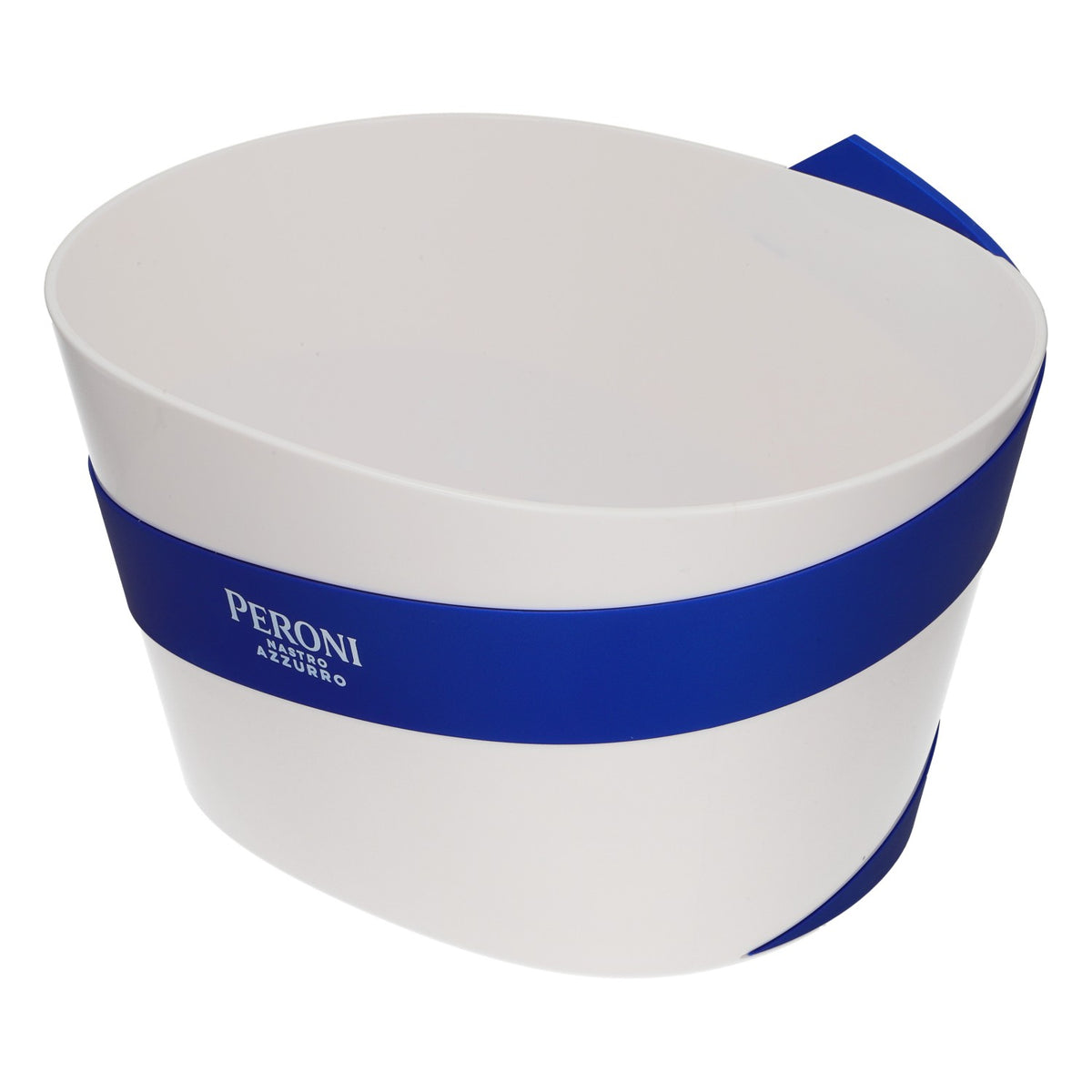 Peroni Bier Flaschenkühler Nastro Azzurro 32x26x20 cm weiß/blau – Ansicht 4