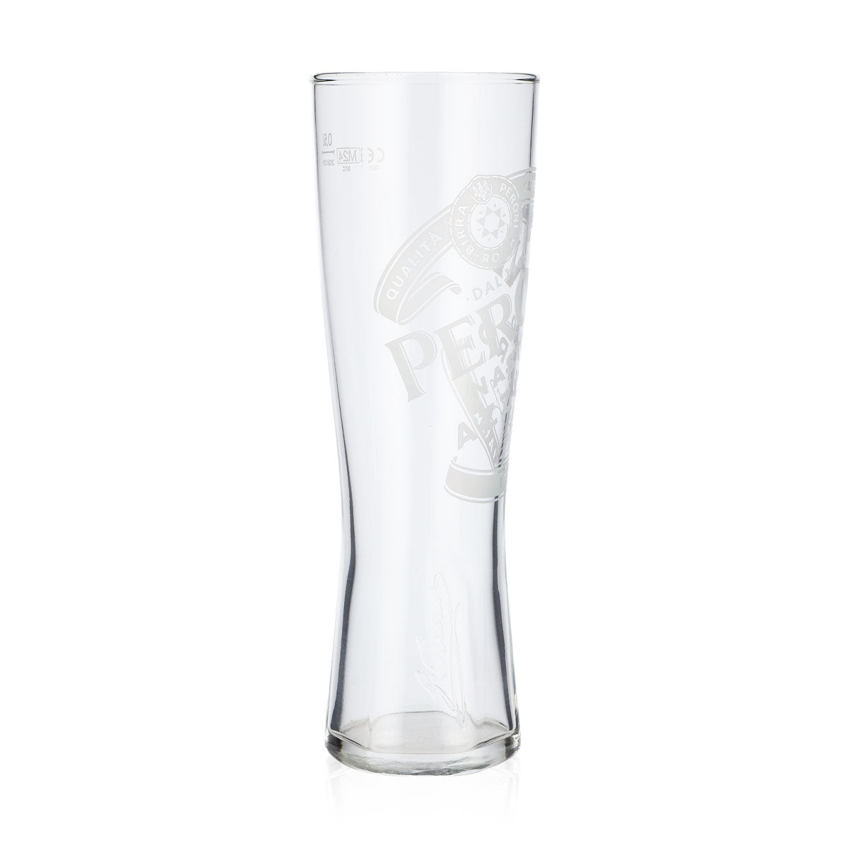 Peroni Bier Glas 0,5l Pokalglas "Nastro Azzuro" Signature Relief unten – Ansicht 2