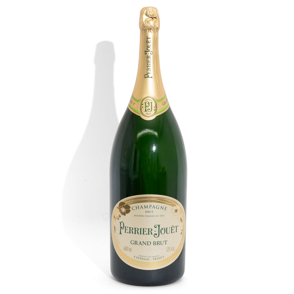 Perrier Jouet Champagner EMPTY Dekoflasche Showflasche 6l "Grand Brut" Leere Flasche