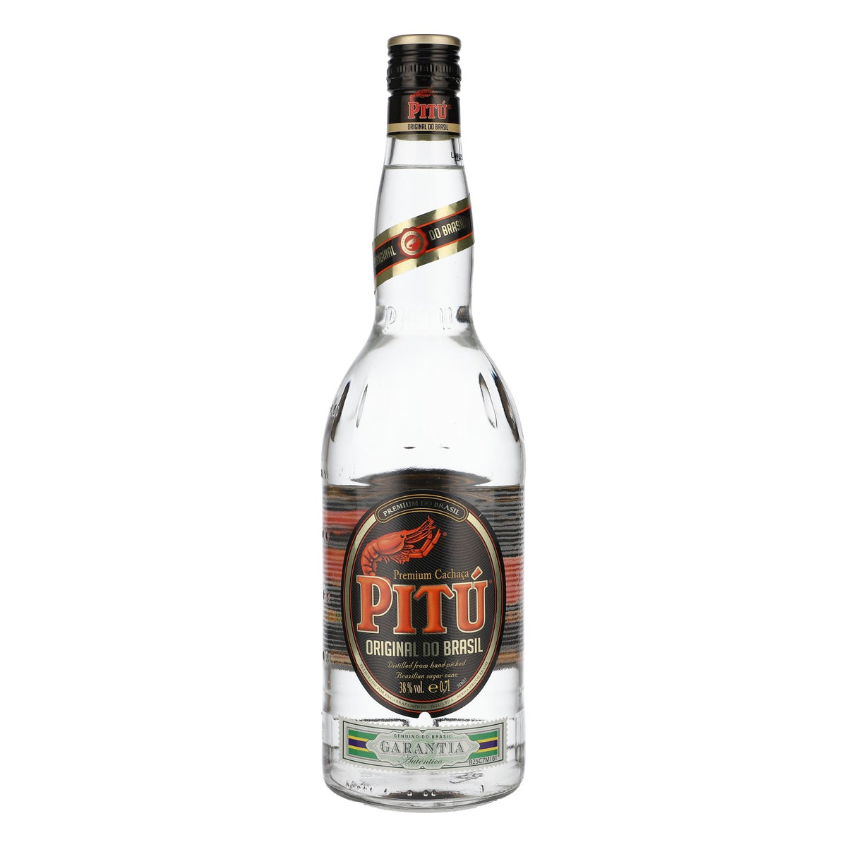 Pitu Rum 0,7l 38% vol. Cashaca Premium Brasil Flasche