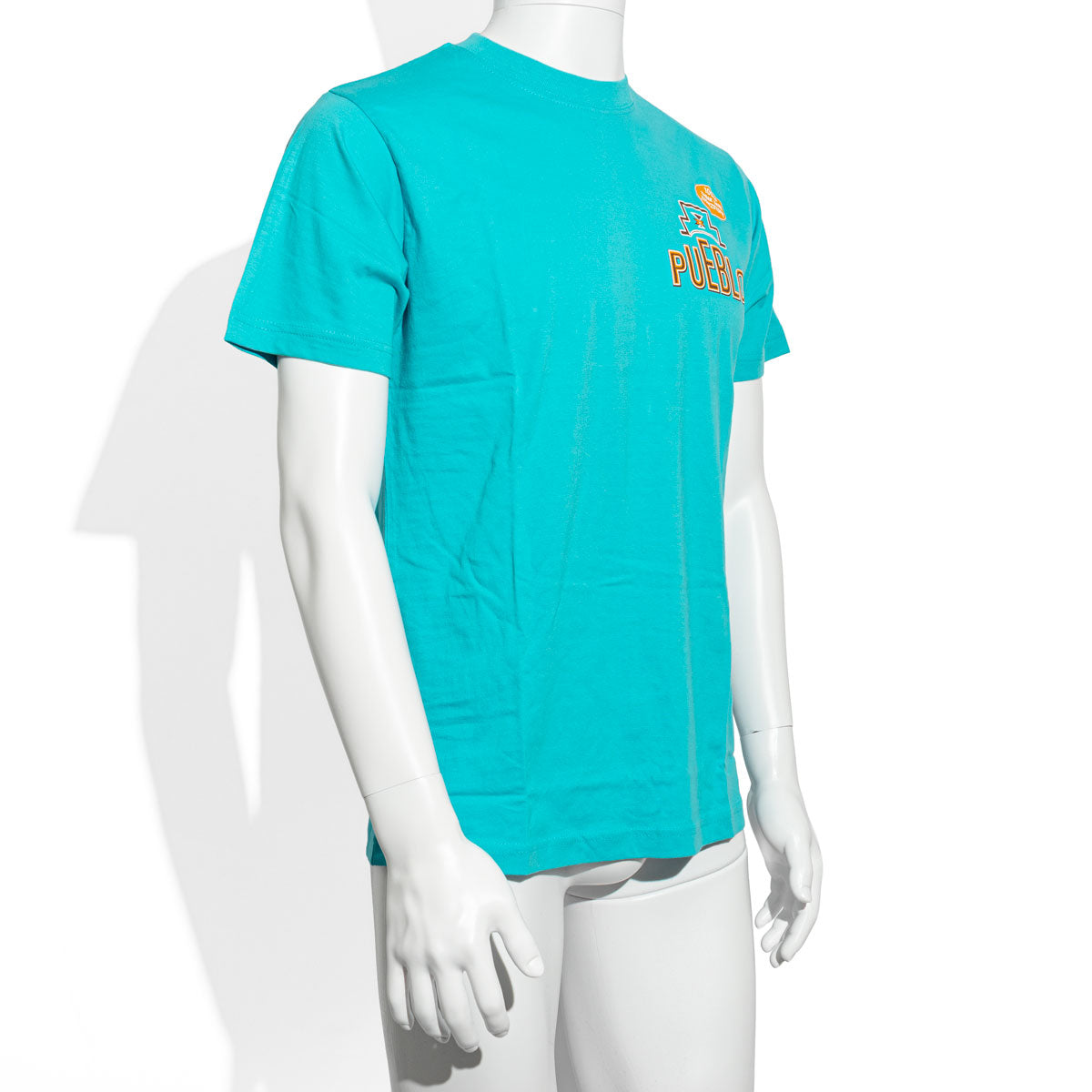 Pueblo Zigaretten T-Shirt Shirt Freizeitsshirt Sommershirt Hellblau Größe M – Ansicht 2