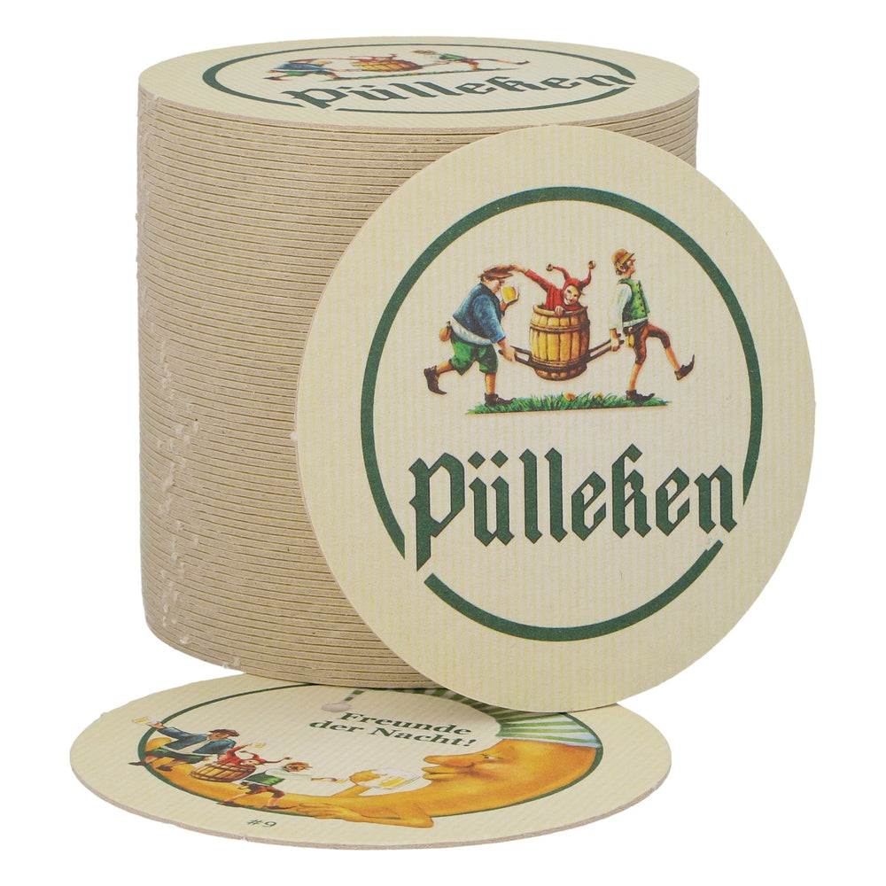 Pülleken Bierdeckel "Freunde der Nacht" 50 Stk. Barzubehör