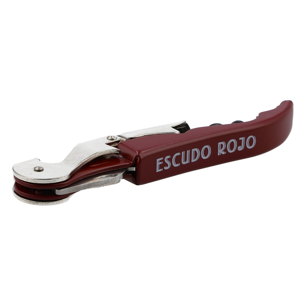 Pulltap's Wein Korkenzieher Flaschenöffner Kellnermesser weinrot Escudo Rojo