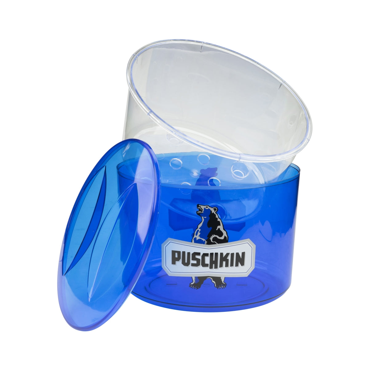 Puschkin Vodka Eiswürfel Box Kühler Behälter Deckel Cooler Ice Thermo Gastro – Ansicht 2
