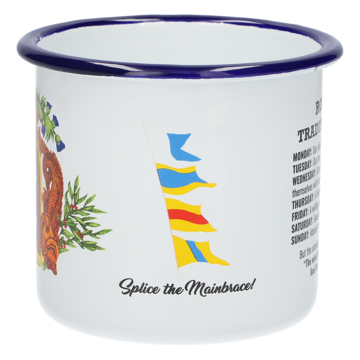 Pussers Tasse Glas 0,49l Henkelglas Henkelbecher Longdrink Cocktail Rum Britain – Ansicht 2