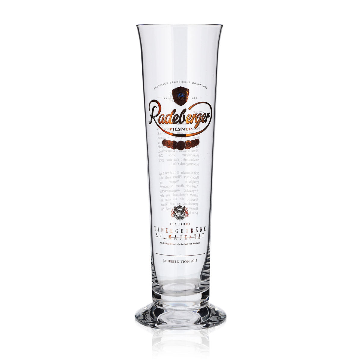 Radeberger Bier Glas Sammelglas Gläser Tulpe Jahresedition 2015 Stange