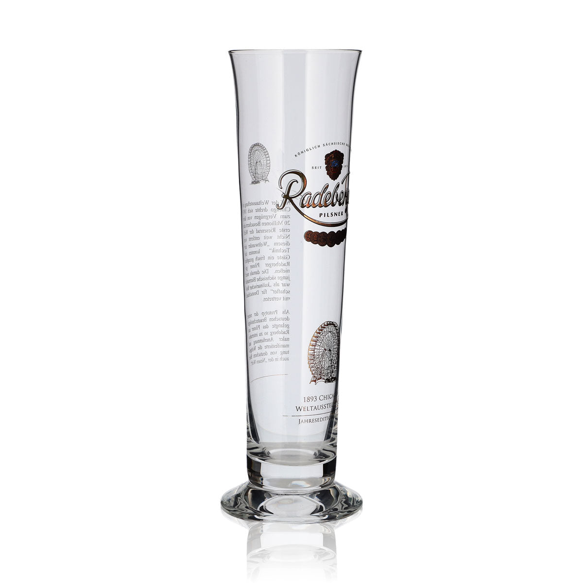Radeberger Bier Glas Sammelglas Gläser Tulpe Jahresedition 2013 Stange – Ansicht 2