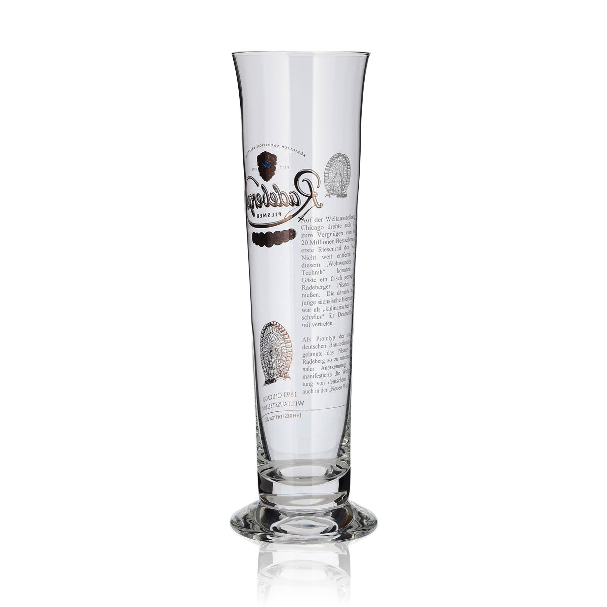 Radeberger Bier Glas Sammelglas Gläser Tulpe Jahresedition 2013 Stange – Ansicht 3