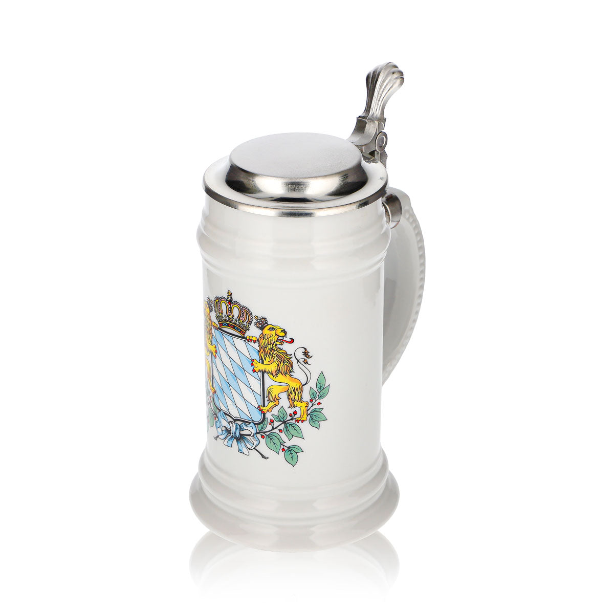 Rastal Bier Glas 0,5l Tonkrug Bayern Wappen Ton – Ansicht 6