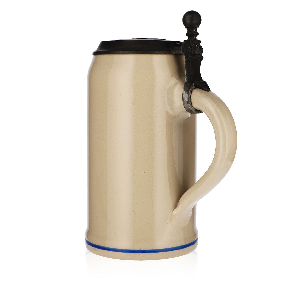 Rastal Bier Glas 1,0l Tonkrug Oktoberfest München 2001 mit Zinndeckel Rastal – Ansicht 4
