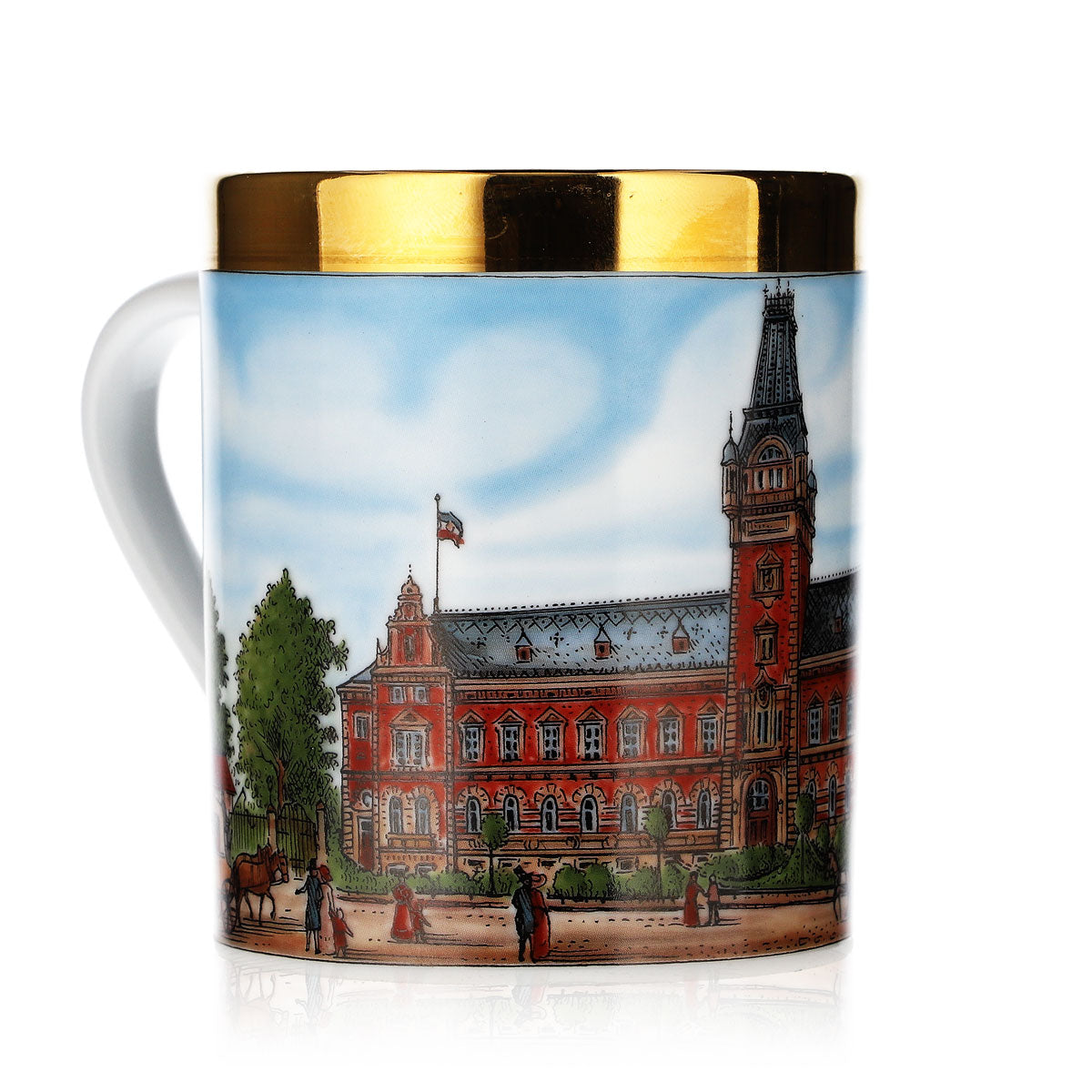 Rastal Glas Sammlertasse Limitert Postmuseumshop Motiv 3/1993 Keramik Tasse – Ansicht 2