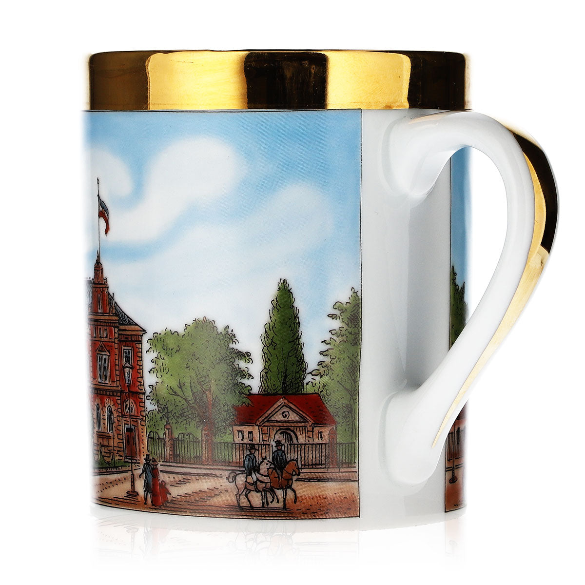 Rastal Glas Sammlertasse Limitert Postmuseumshop Motiv 3/1993 Keramik Tasse – Ansicht 4