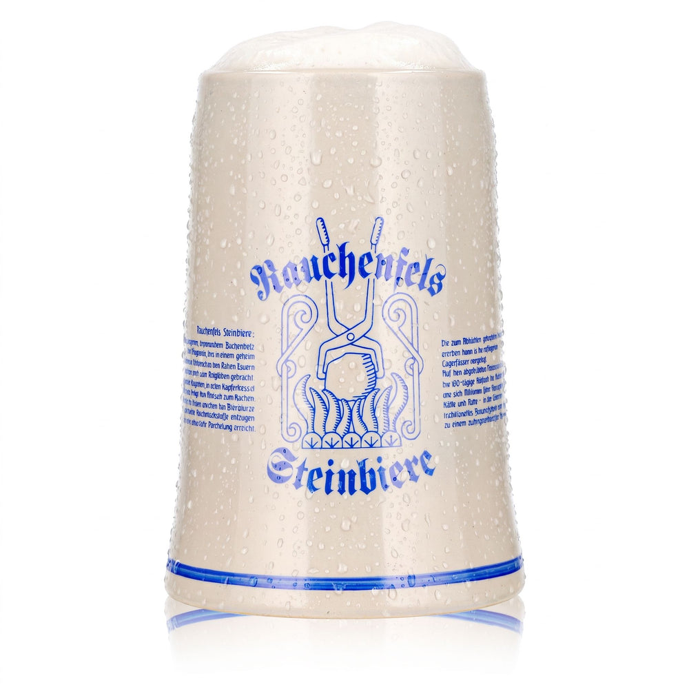 Rauchenfels Bier Glas Tonkrug 0,3l Bierseidel Bierhumpen Steinbiere Steingut