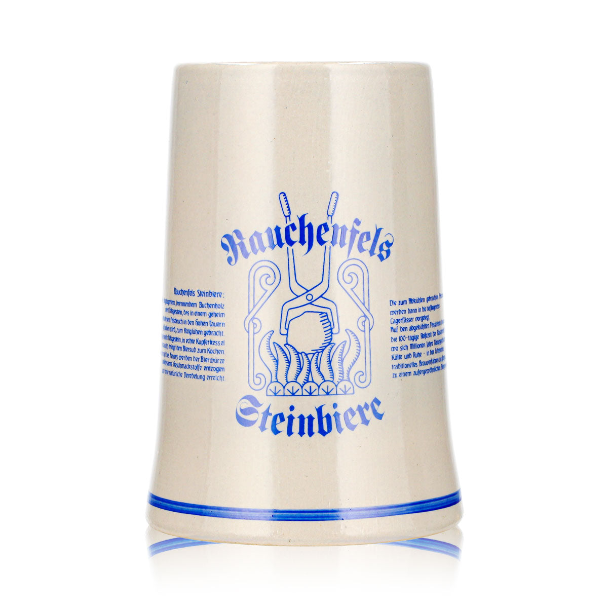 Rauchenfels Bier Glas Tonkrug 0,3l Bierseidel Bierhumpen Steinbiere Steingut – Ansicht 2