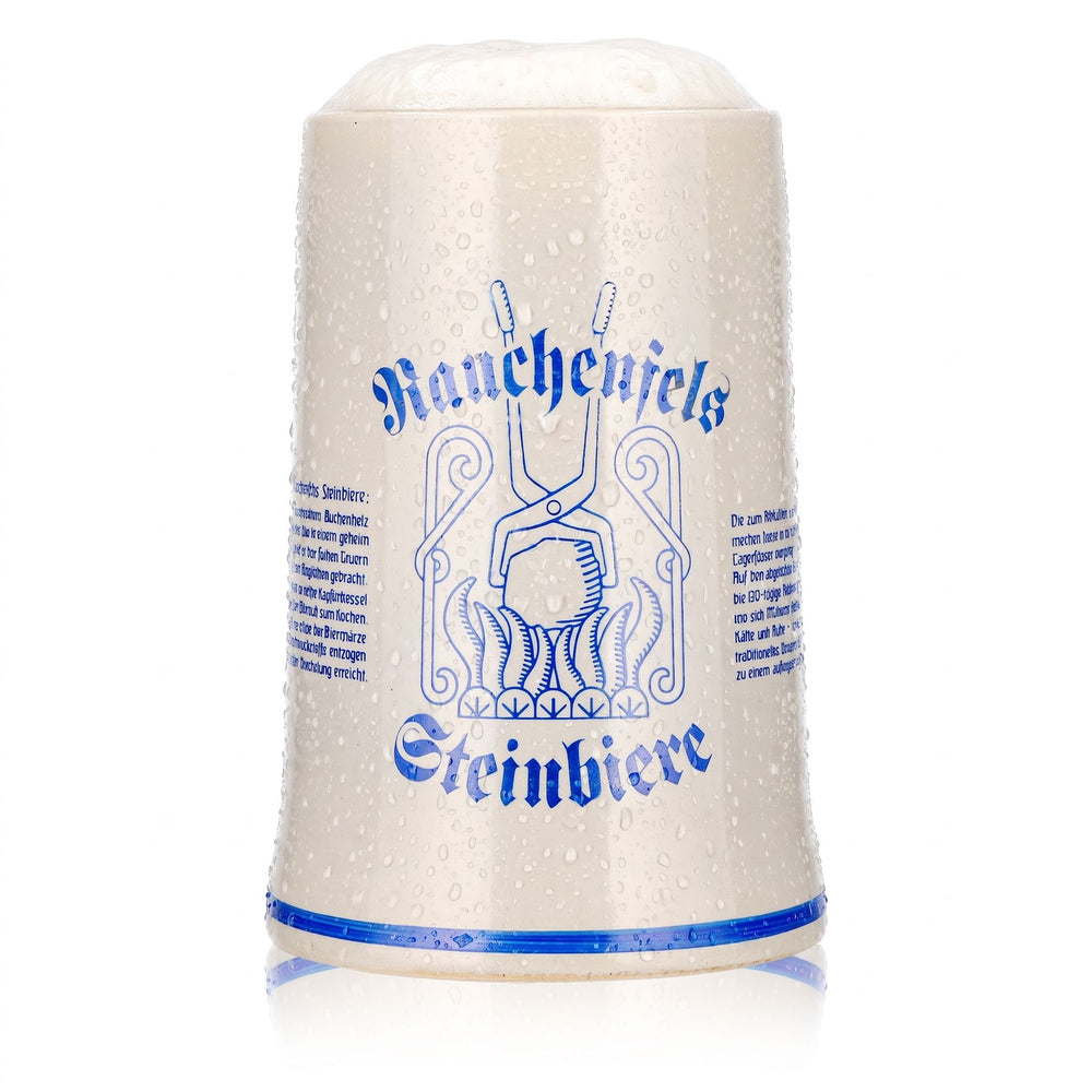 Rauchenfels Bier Glas Tonkrug 0,3l Bierseidel Bierhumpen Steinbiere Steingut