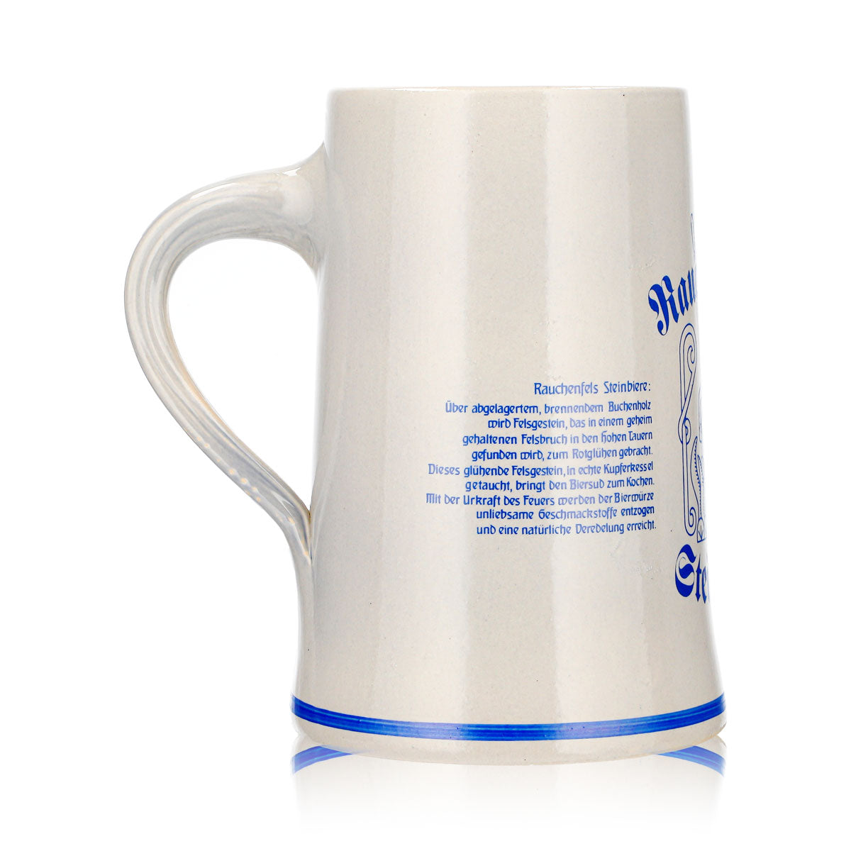 Rauchenfels Bier Glas Tonkrug 0,3l Bierseidel Bierhumpen Steinbiere Steingut – Ansicht 4