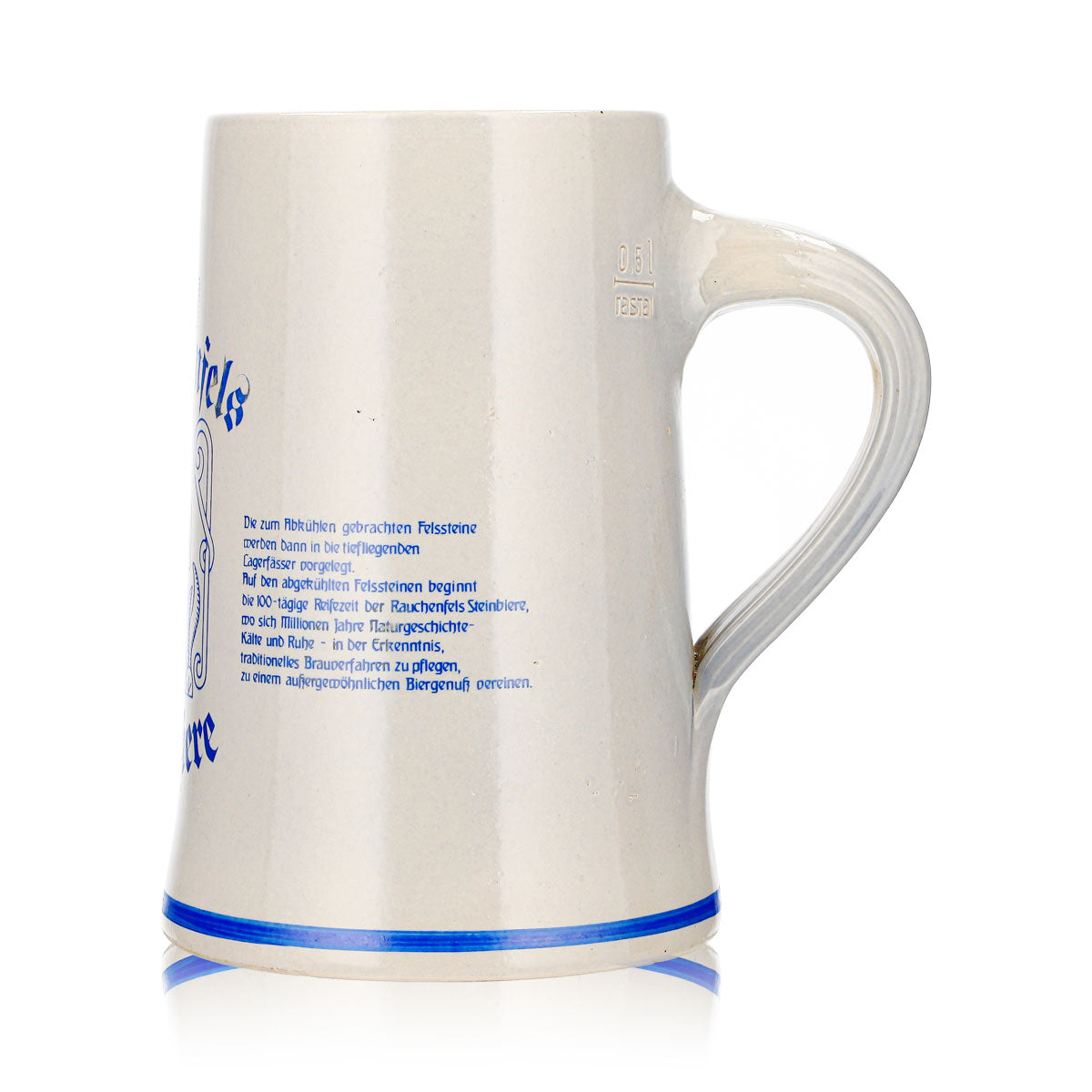 Rauchenfels Bier Glas Tonkrug 0,3l Bierseidel Bierhumpen Steinbiere Steingut – Ansicht 6