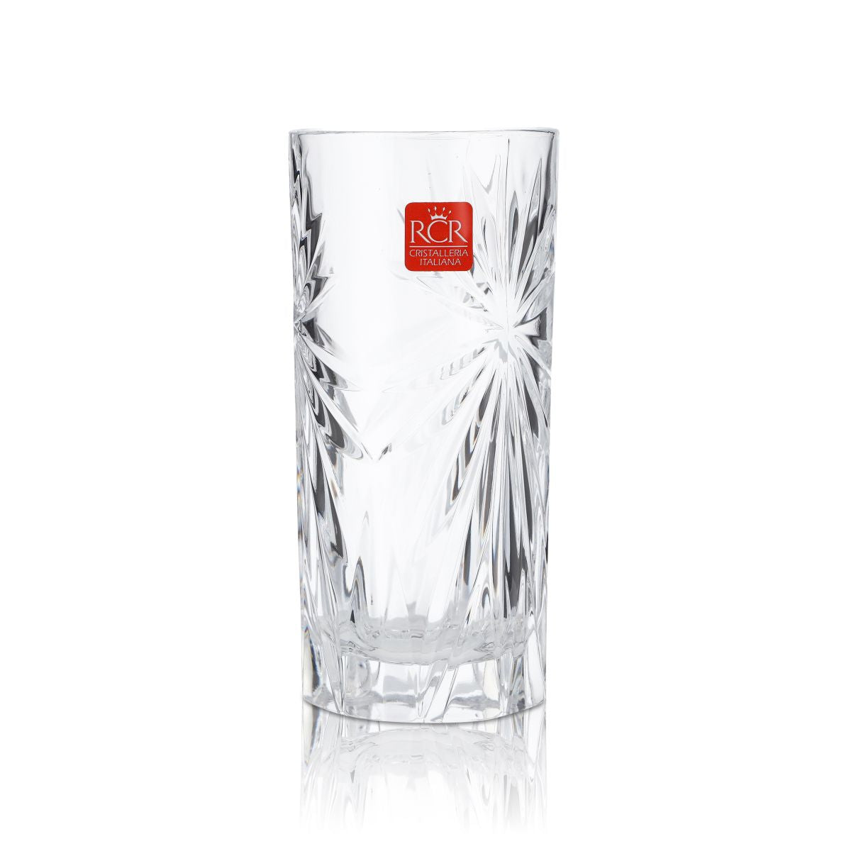 RCR Glas 0,36l Longdrinkglas Tumbler Konturglas Reliefglas Cocktailglas Aperitif