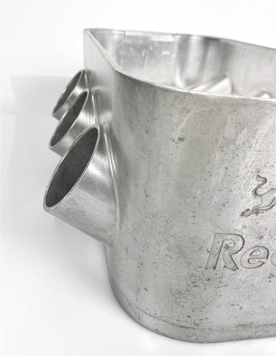 Red Bull Energy Flaschenkühler Eiswürfelbehälter Motorblock Metall – Ansicht 2