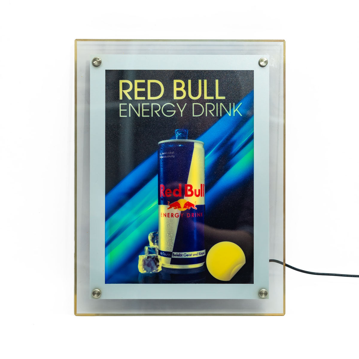 Red Bull Energy Leuchtreklame 37x28 cm LED inkl. Netzteil eingerahmt A4 – Ansicht 2