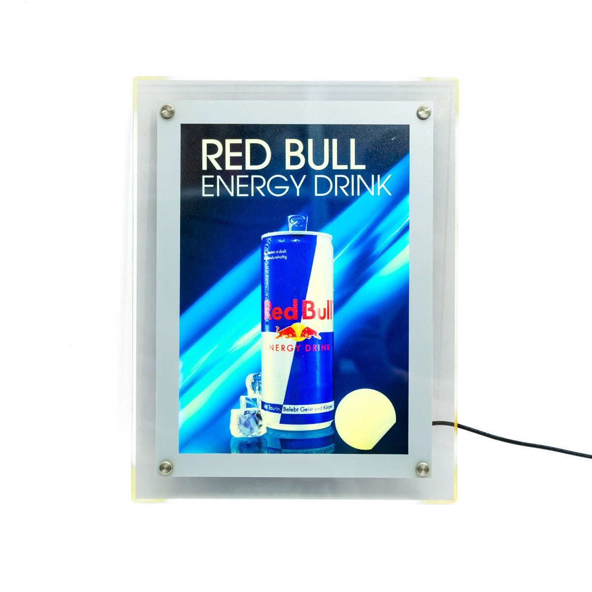 Red Bull Energy Leuchtreklame 37x28 cm LED inkl. Netzteil eingerahmt A4 – Ansicht 3