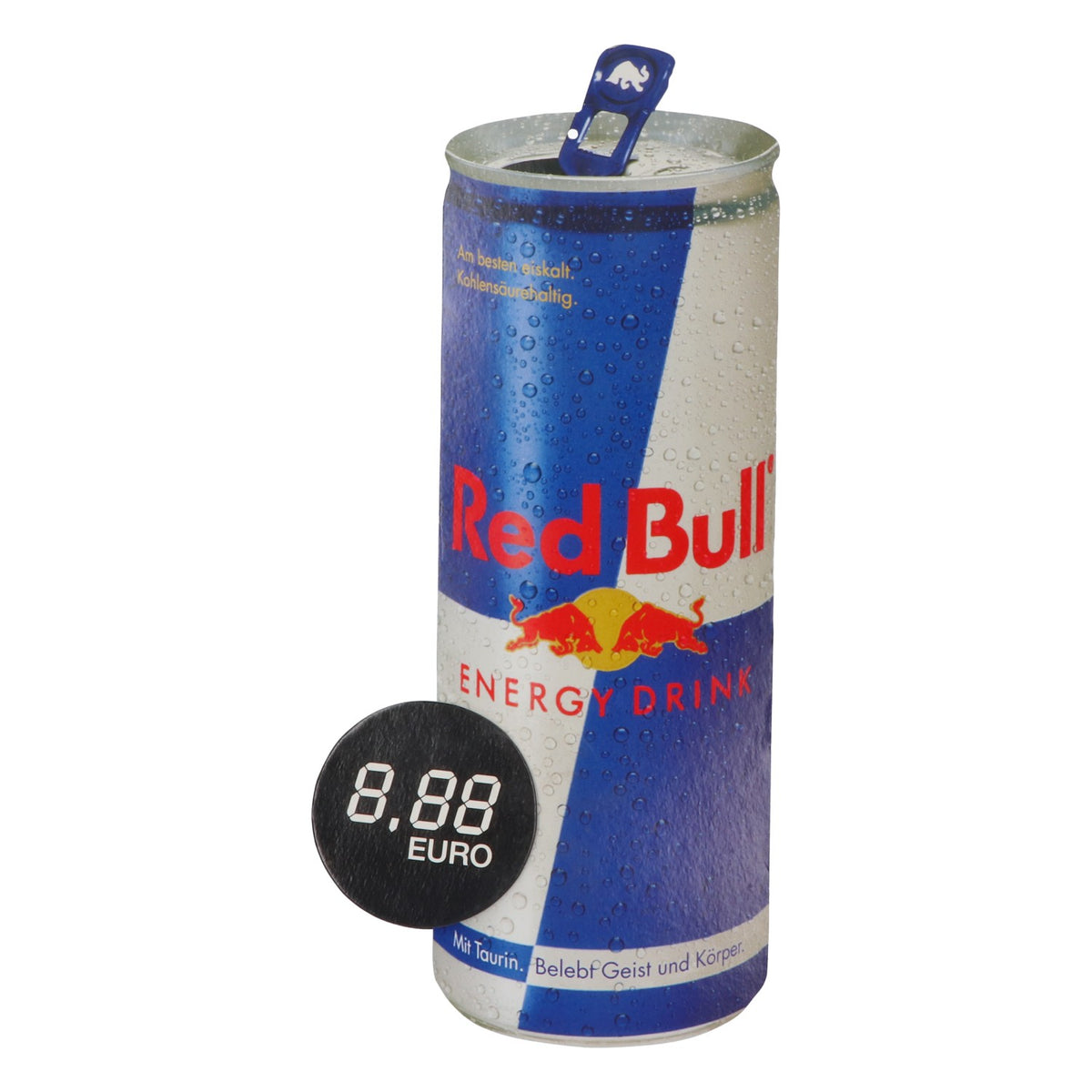 Red Bull Energy Wanddeko, Wandmotiv Pappaufsteller Dose zum Aufhängen Tattoo – Ansicht 2