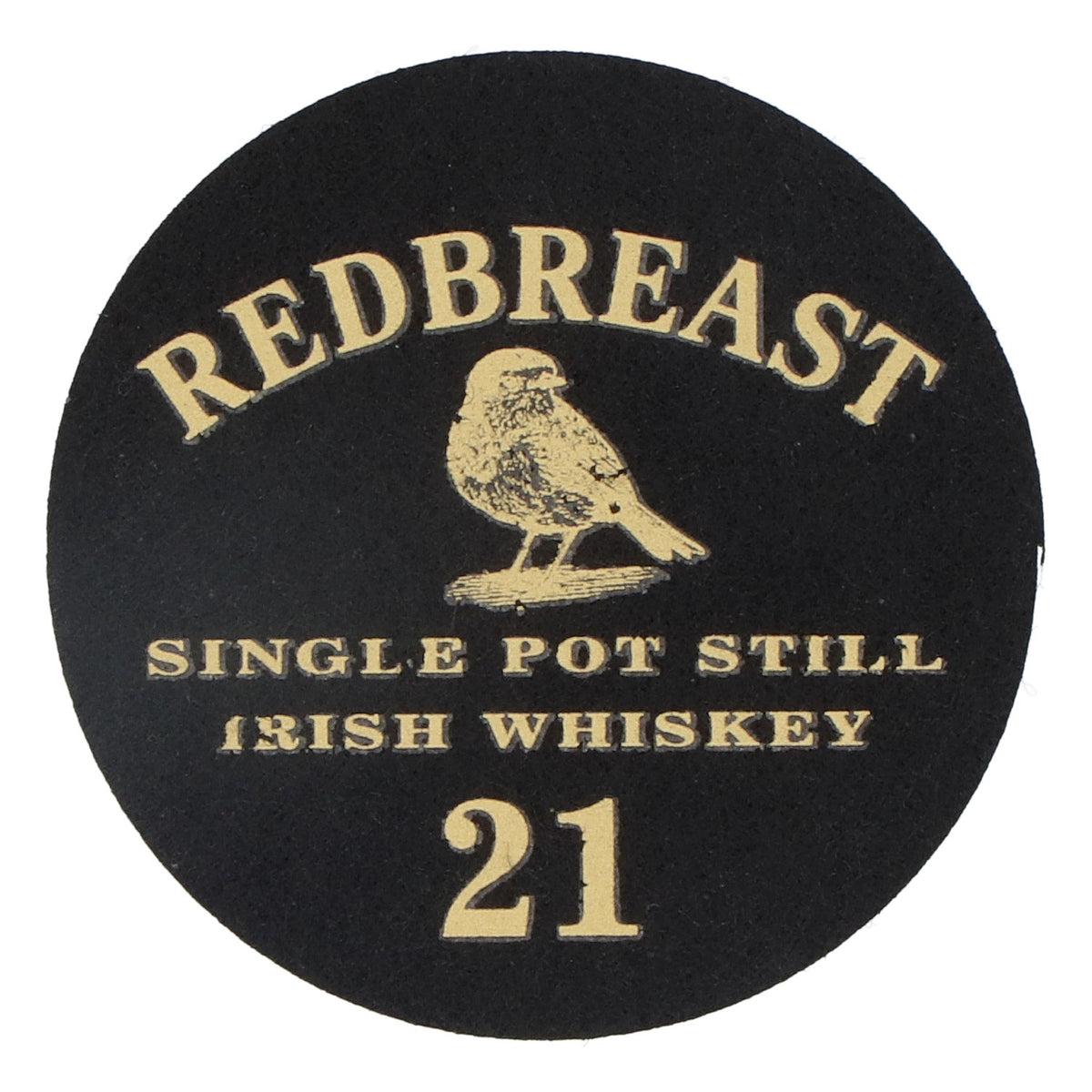 Redbreast Whiskey Filz Untersetzer Glasuntersetzer Schwarz 6,2cm Durchmesser – Ansicht 2