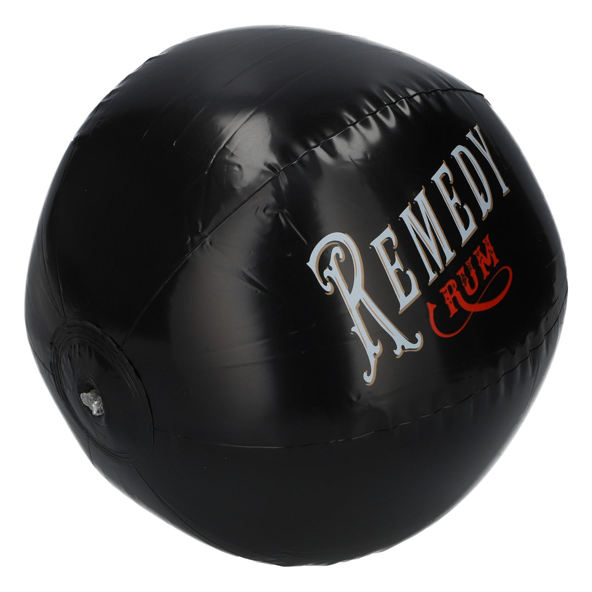 Remedy Rum Wasserball Strandball Beachball schwarz 14cm Strandball Freizeit – Ansicht 2