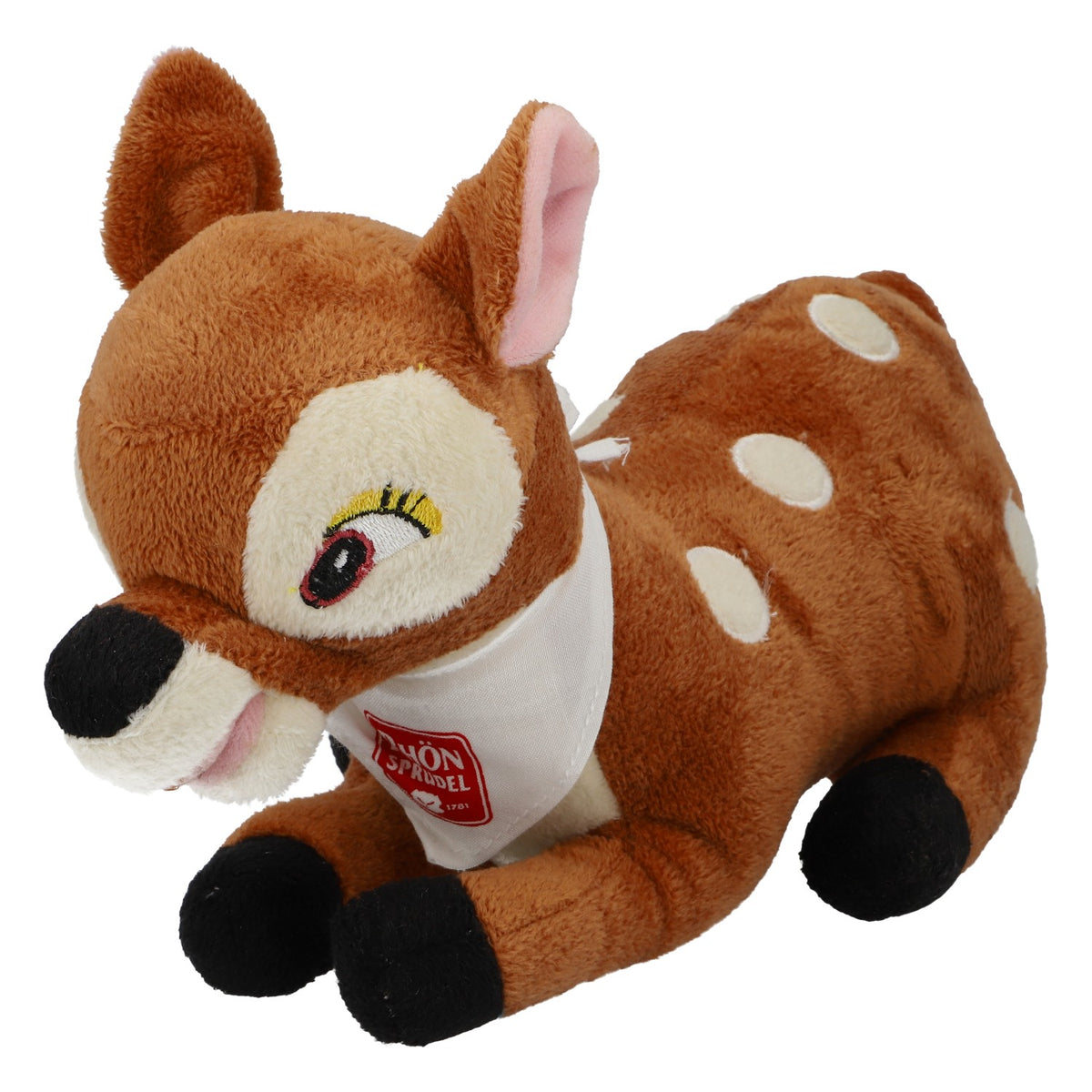Rhön Sprudel Wasser Kuscheltier Bambi Rehkitz braun neu Mischgewebe