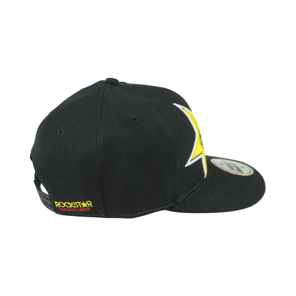 Rockstar Energy Cap Snap Back Kappe Schwarz Unisex Größenverstellbar Mütze BMX – Ansicht 2