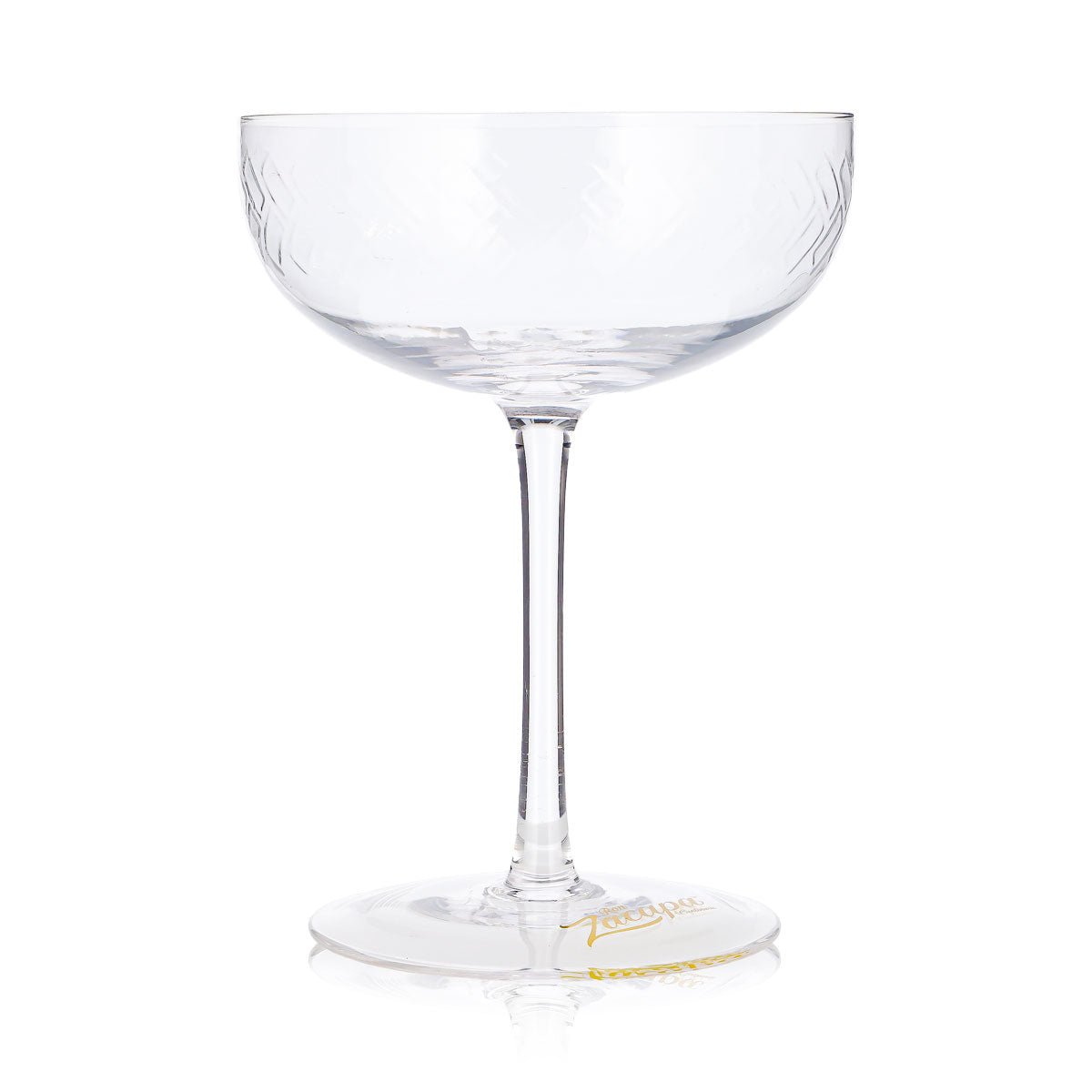 Ron Zacapa Rum Glas 0,28l Kelch Designglas Gelbes Logo – Ansicht 3