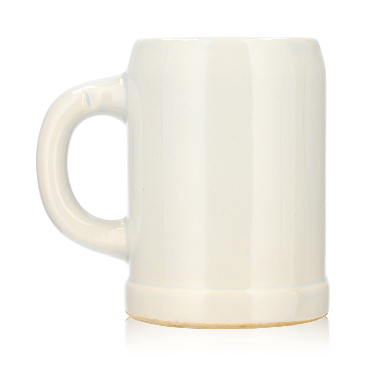 Rossbräu Bier Glas 0,37l Tonkrug Ton – Ansicht 4
