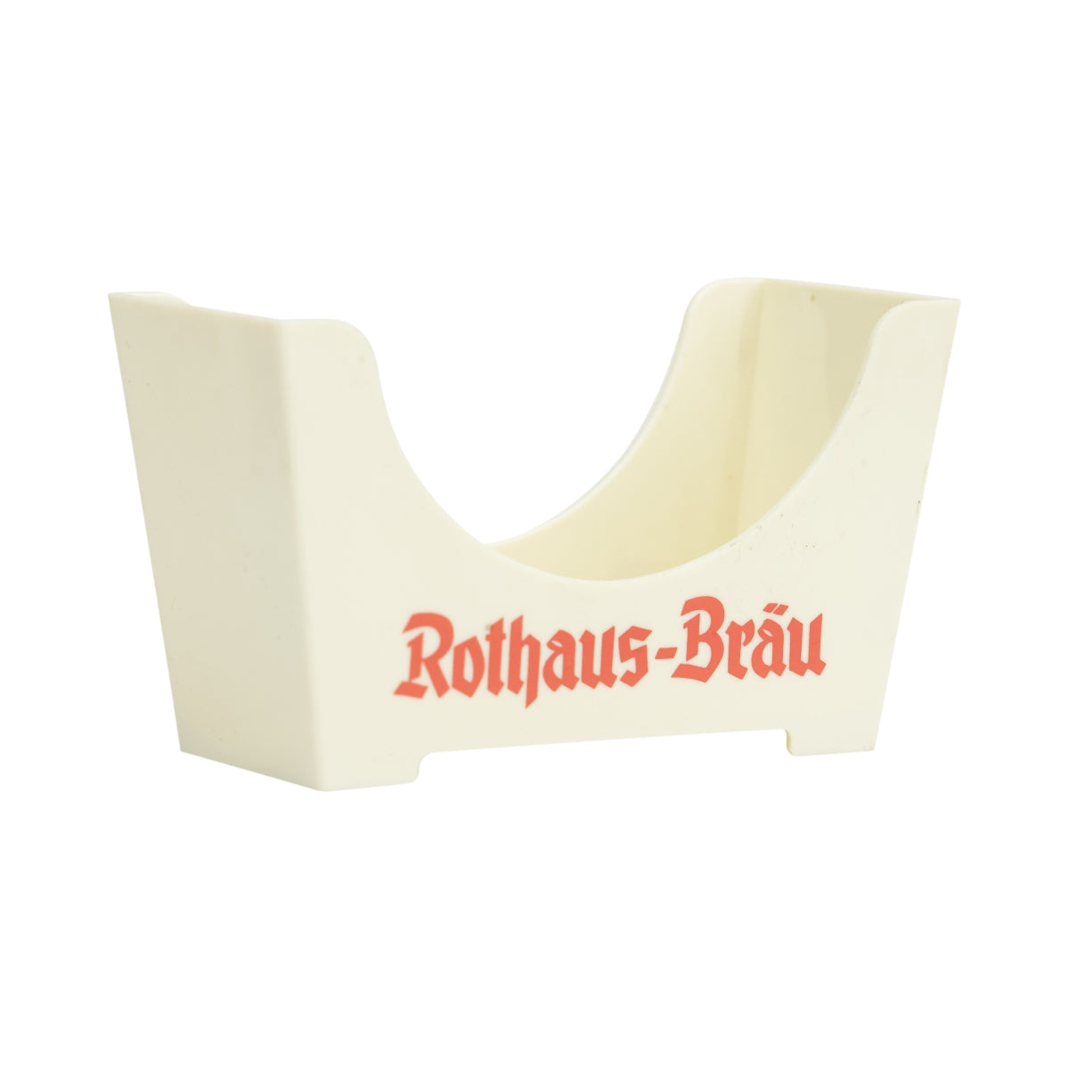 Rothaus Bräu Bier Bierdeckel Ständer 12x7cm Halter Untersetzer Gläser beige Beer – Ansicht 2