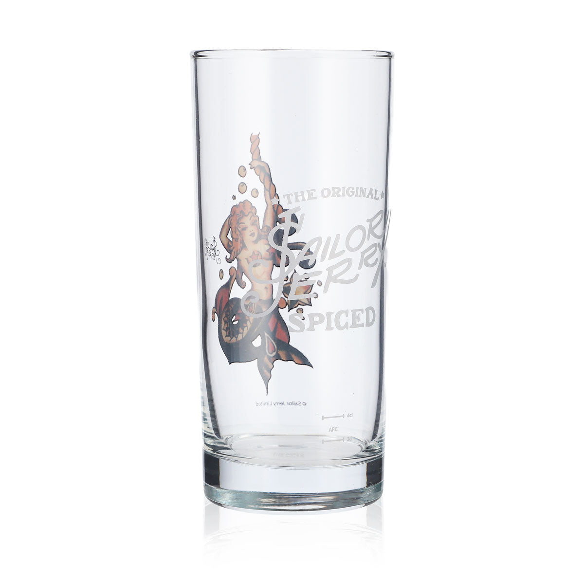 Sailor Jerry Rum Glas Cocktailglas 0,36l Becher/Longdrinkglas Meerjungfrau – Ansicht 2