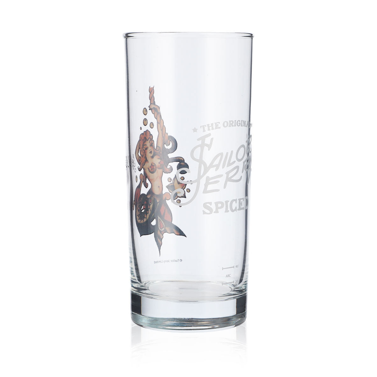 Sailor Jerry Rum Glas Cocktailglas 0,36l Becher/Longdrinkglas Meerjungfrau – Ansicht 3
