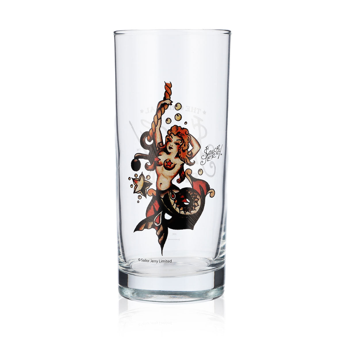 Sailor Jerry Rum Glas Cocktailglas 0,36l Becher/Longdrinkglas Meerjungfrau – Ansicht 4
