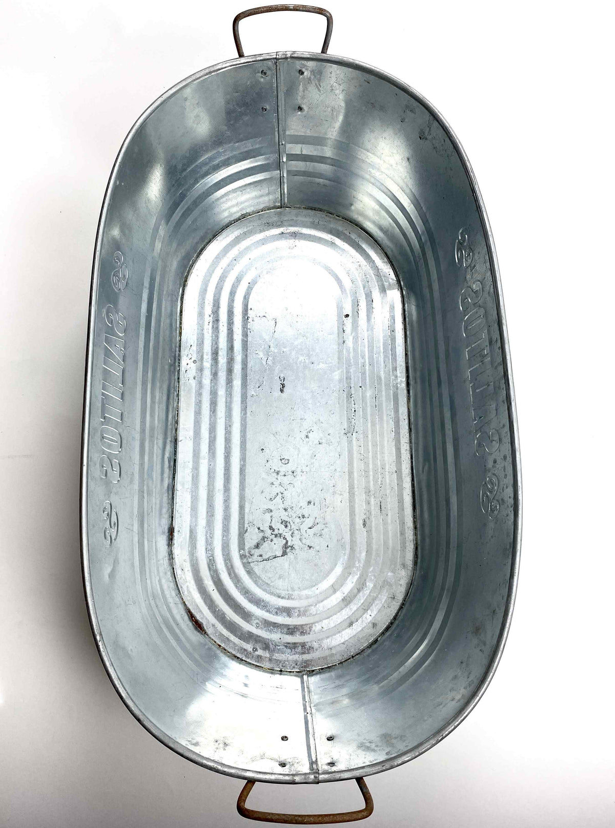 Salitos Bier Flaschenkühler Eiswürfelbehälter XL Metall Wanne – Ansicht 3