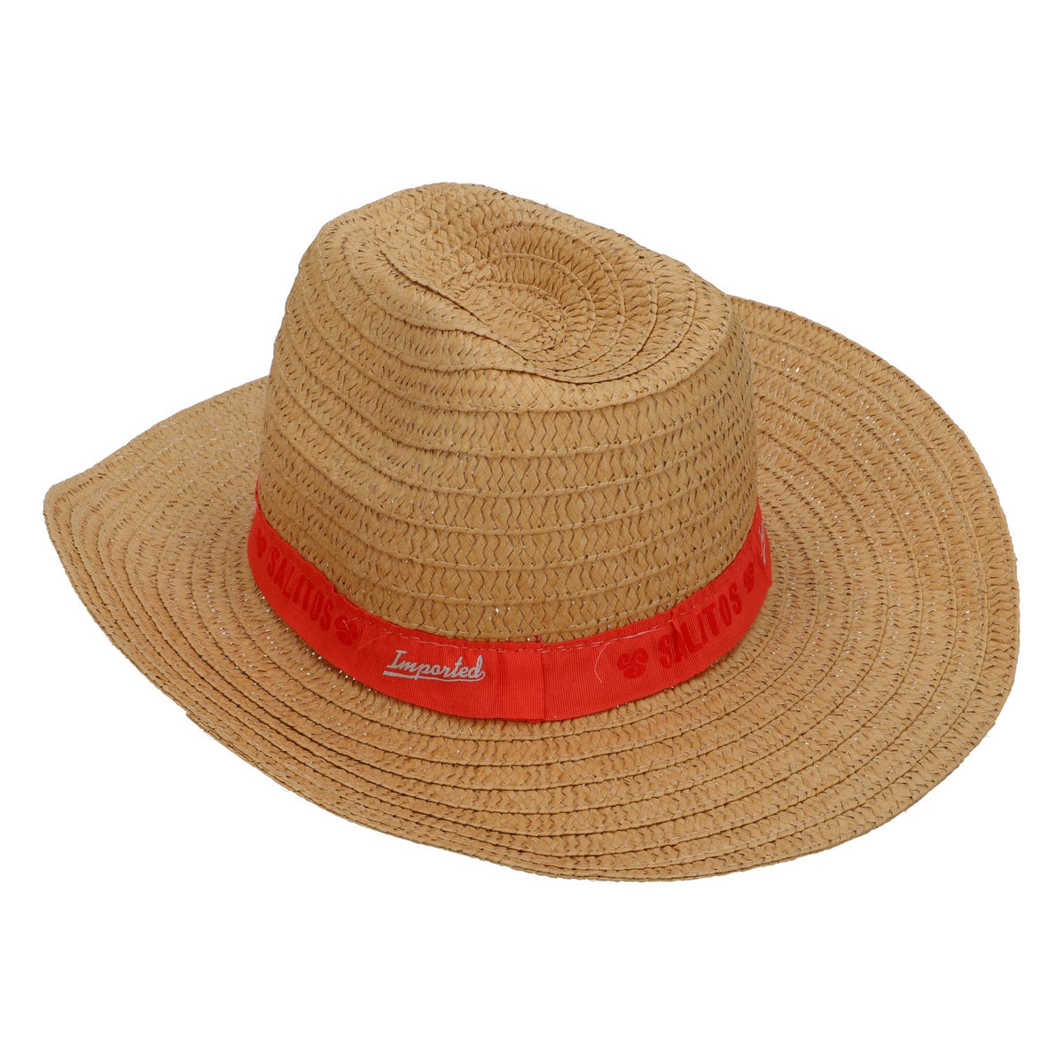 Salitos Bier Hut Echt Strohhut Sommerhut Urlaushut Partyhut Pinkes Band – Ansicht 4