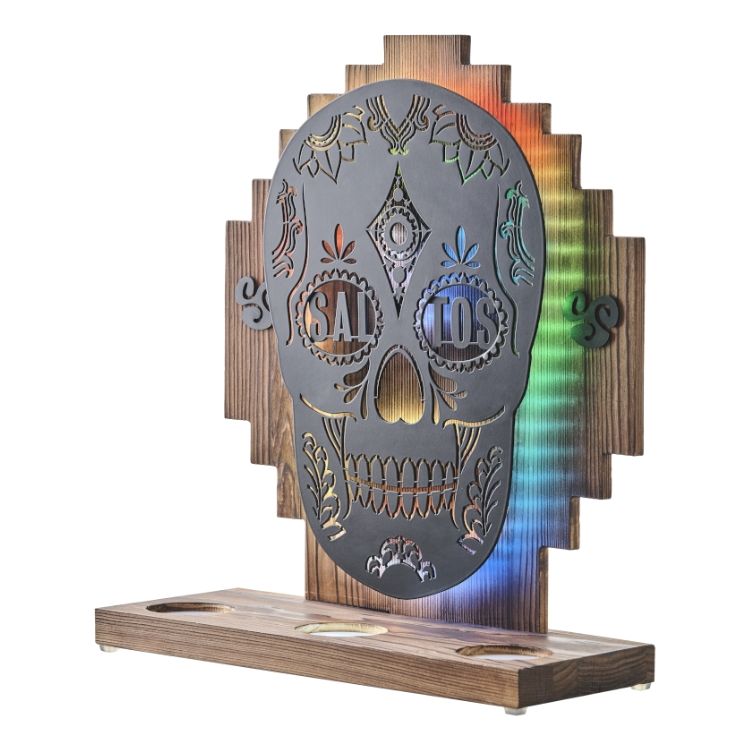 Salitos Flaschen Glorifier LED Skull Bottle Display Bar Party Club Bartool Deko – Ansicht 4