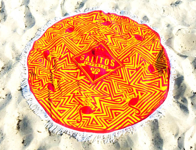 Salitos Handtuch Roundie Ø1,5m Tuch Platzdecke Unterlage Deko Merch Textilien