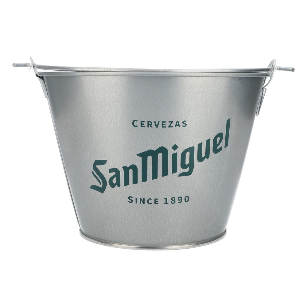 San Miguel Bier Eiseimer Flaschenkühler Eimer Icecube5l Grüner Schriftzug