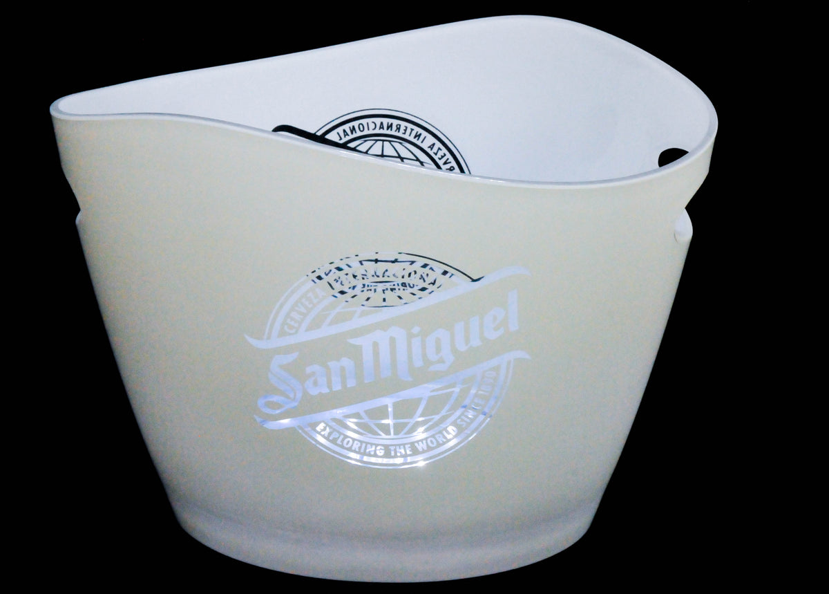San Miguel Bier LED Flaschenkühler Eiswürfelbehälter Icecube Akkubetrieb – Ansicht 4