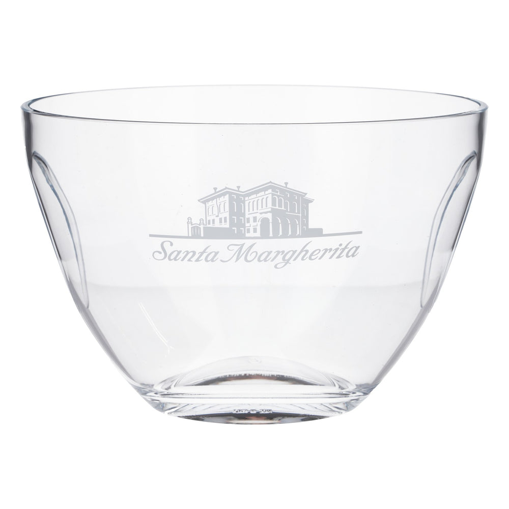 Santa Margherita Wein Kühler Flaschenkühler weißes Logo Eiskühler neu Kunststoff