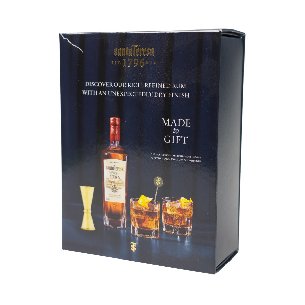 Santa Teresa Geschenkset Stirrer Messbecher Barzubehör Mixology Barkeeper Drink – Ansicht 3